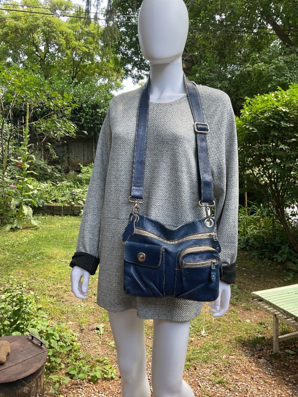 Vintage Roots Leather Crossbody